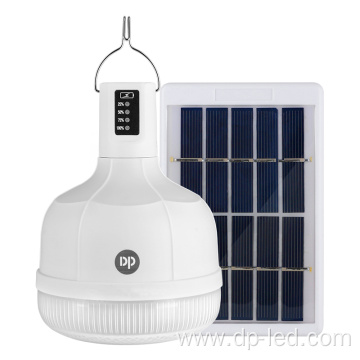 Outdoor Solar Panel Charging LED Emergency Light Bulb